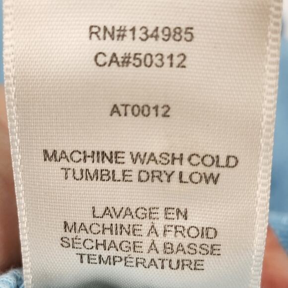 For Love and Lemons VS Baby Blue Cropped Oversized Hoodie Sweatshirt Size XL - Picture 7 of 8